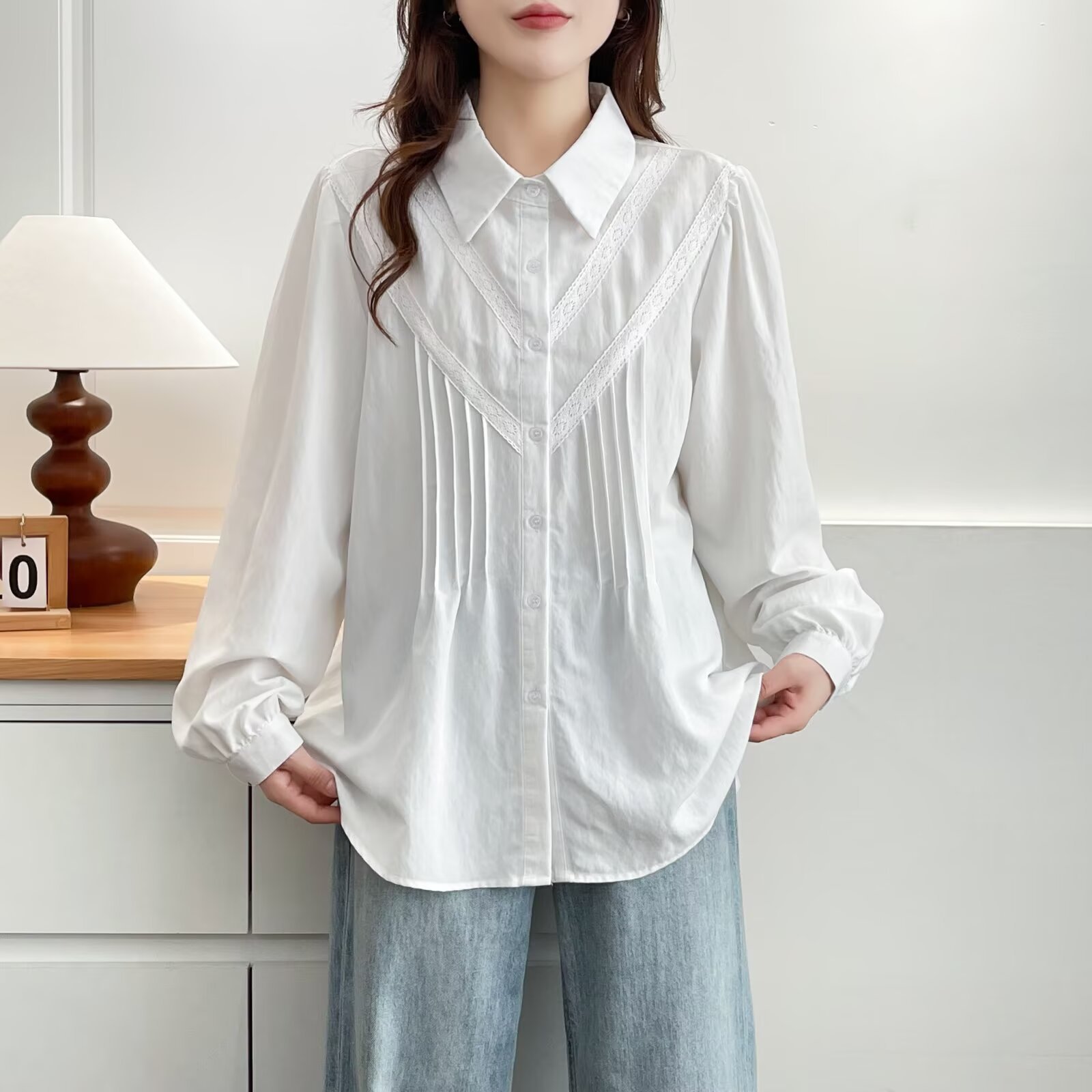 Puff Sleeve Blouse - XXXXL Fashion Plus Size Women's Blouses