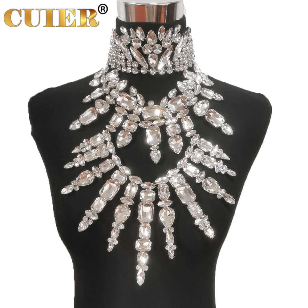 Women'S Fashion Magazines - CuiEr Luxury Glass Crystal Multilayer Necklace