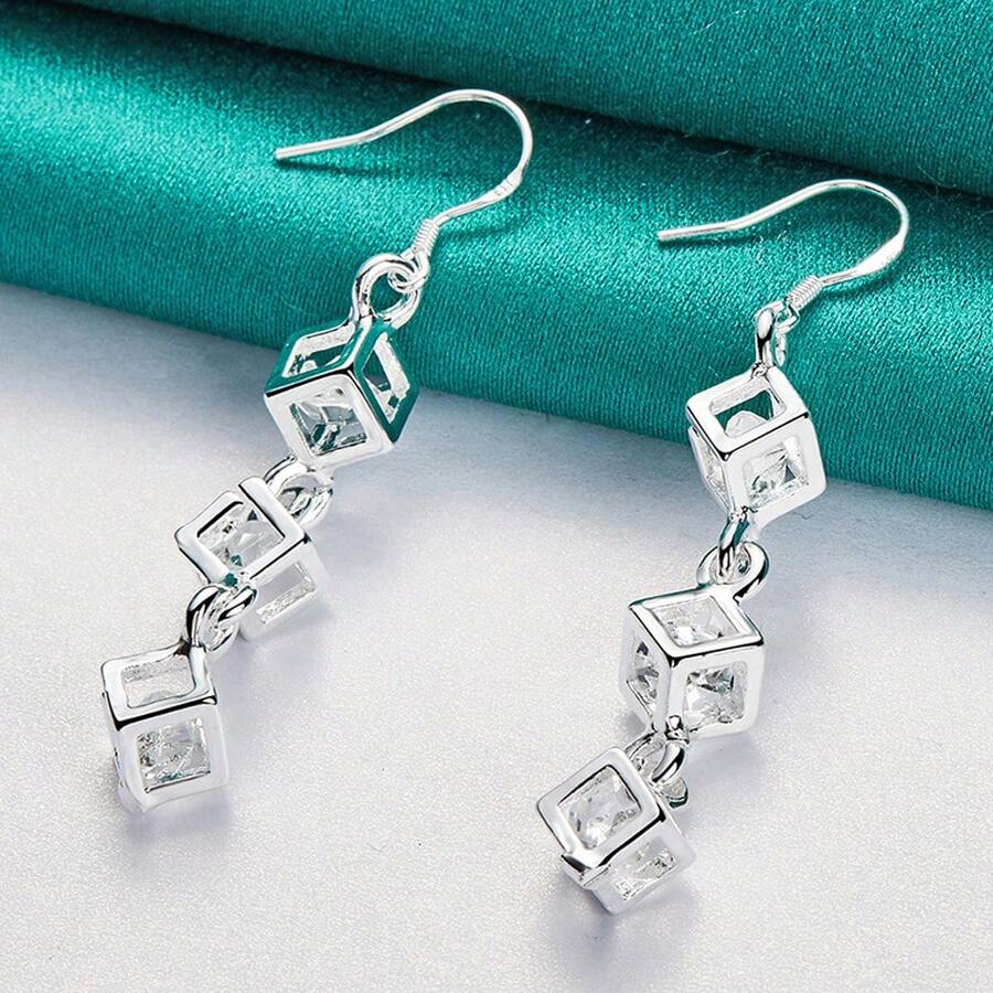 Women'S Fashion Earrings - 925 Sterling Silver Plated Earrings Fashion