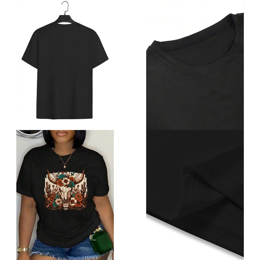 Women'S Fashion Wild West - 【New style】100 Cotton Western Boho Cow