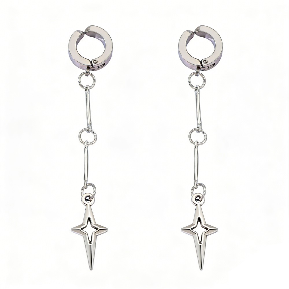 Women'S Fashion Earrings - Gothic Jewelry Cross Star Drop Earrings