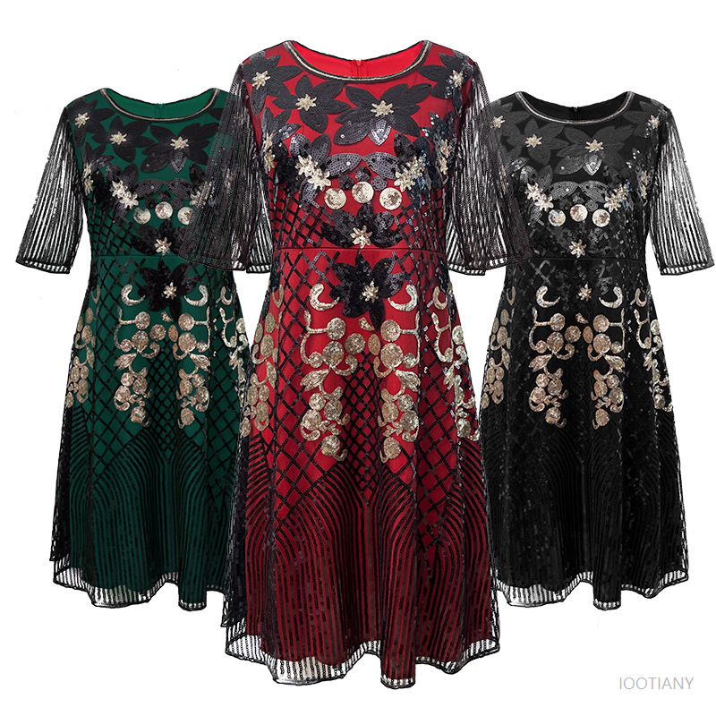Women'S Fashion In 1920 - 1920 Vintage Mid Sleeve Dress Halloween