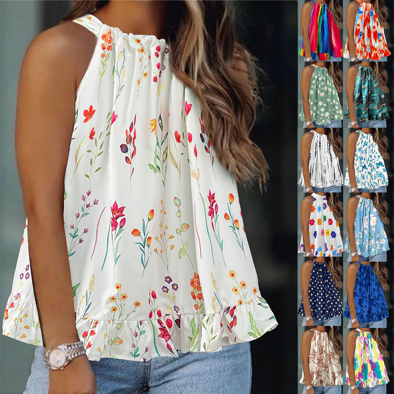 Women'S Fashion Vest Tops - Plus size women's spring and summer