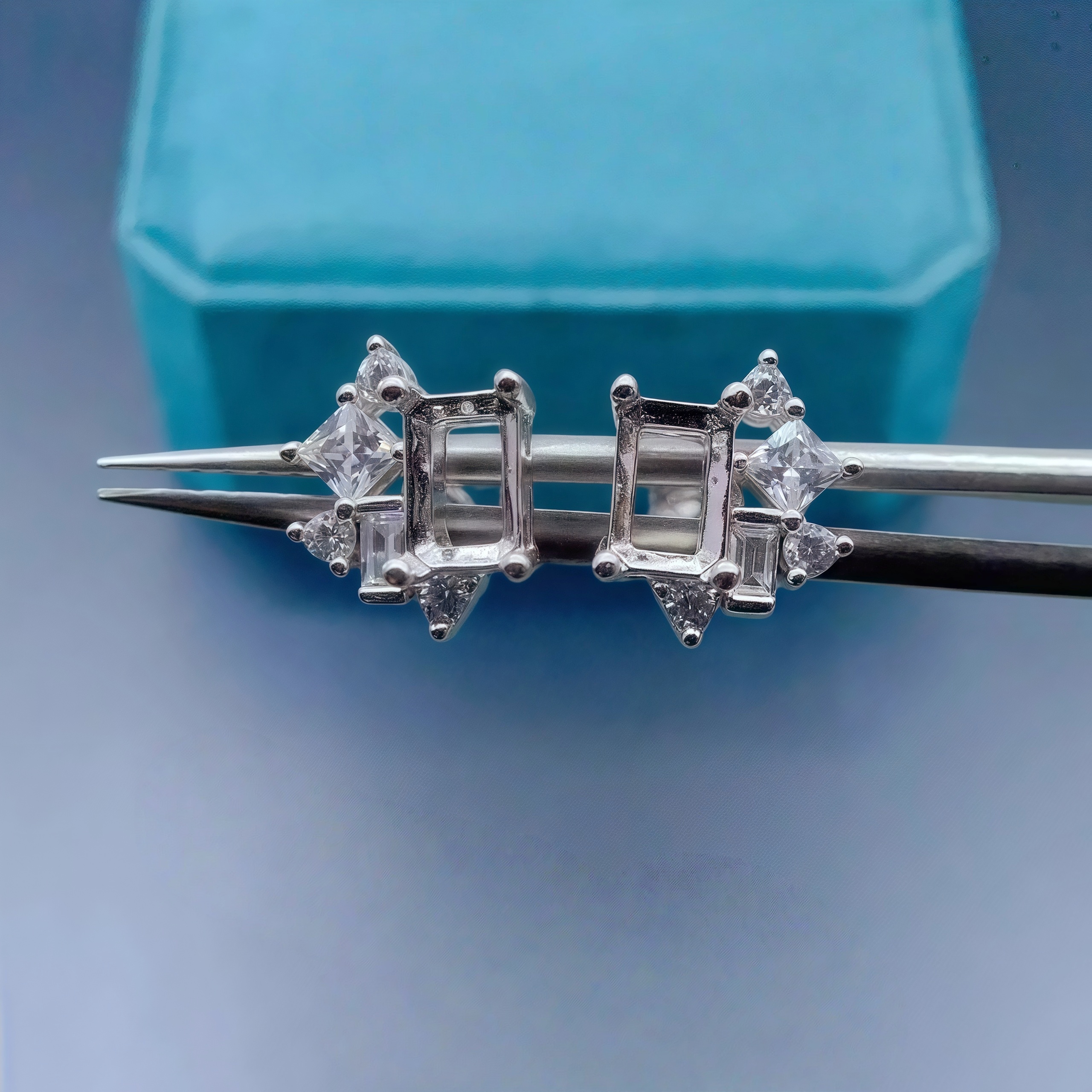 Women'S Fashion Earrings - Fashion DIY Earrings Empty Holder S925