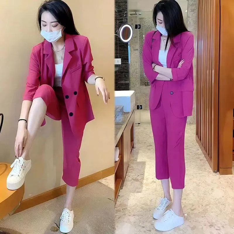Women'S Fashion Quarter Zip - 4XL Suit For Women's 2024 Summer