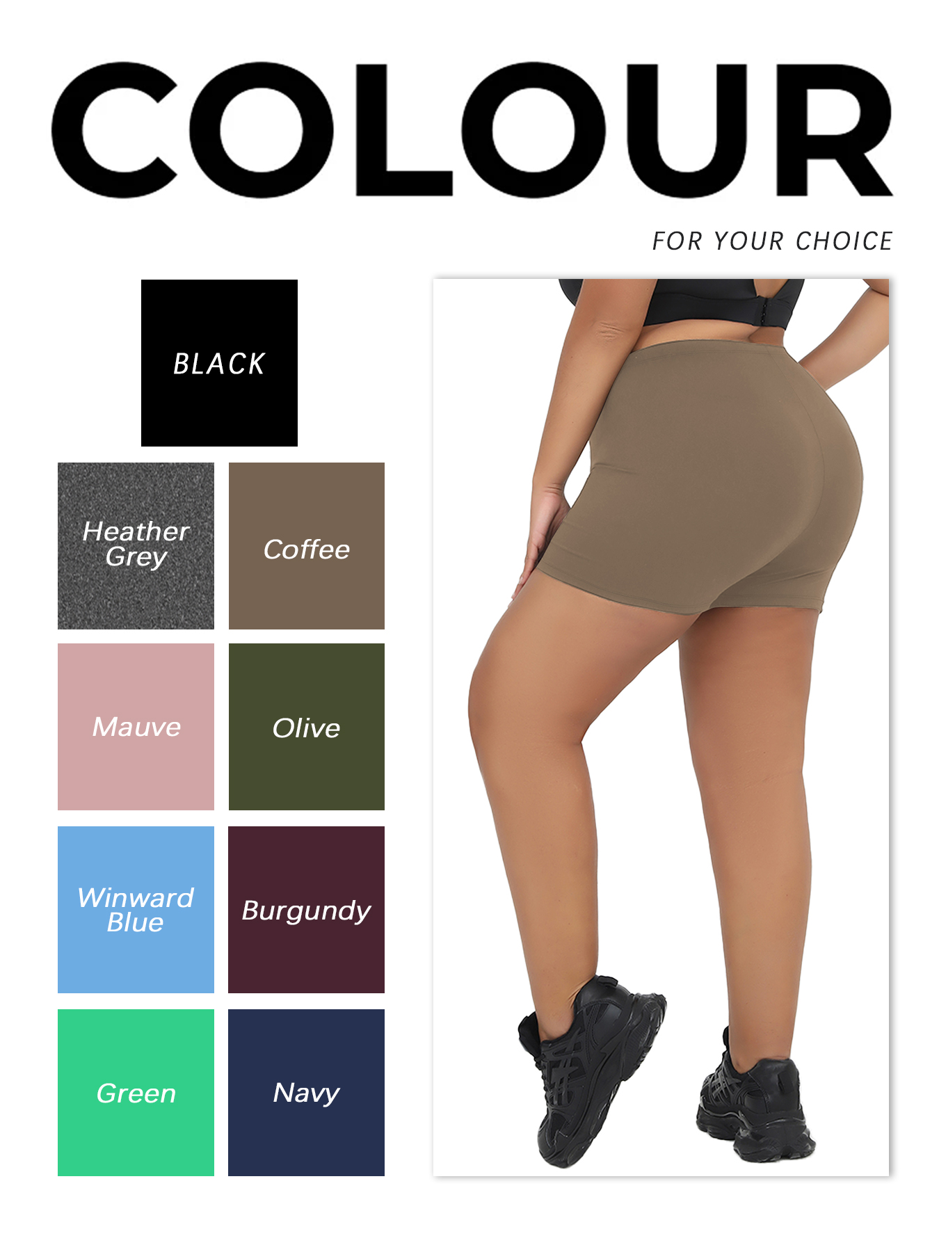 Plus Size Women's High Elastic - مراجعة Women'S Fashion Leggings وسعره