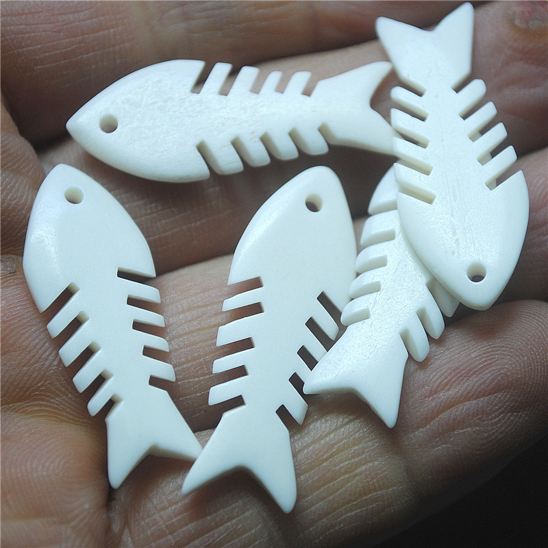 5PCS New White Bone Pendants 3 - مراجعة Women Fashion Nz وسعره