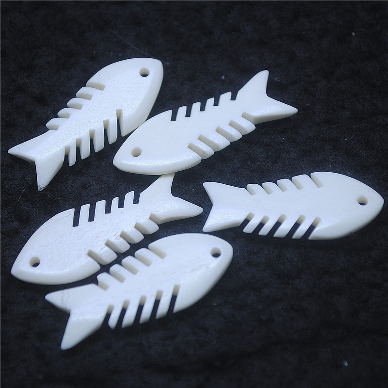 5PCS New White Bone Pendants 3 - مراجعة Women Fashion Nz وسعره