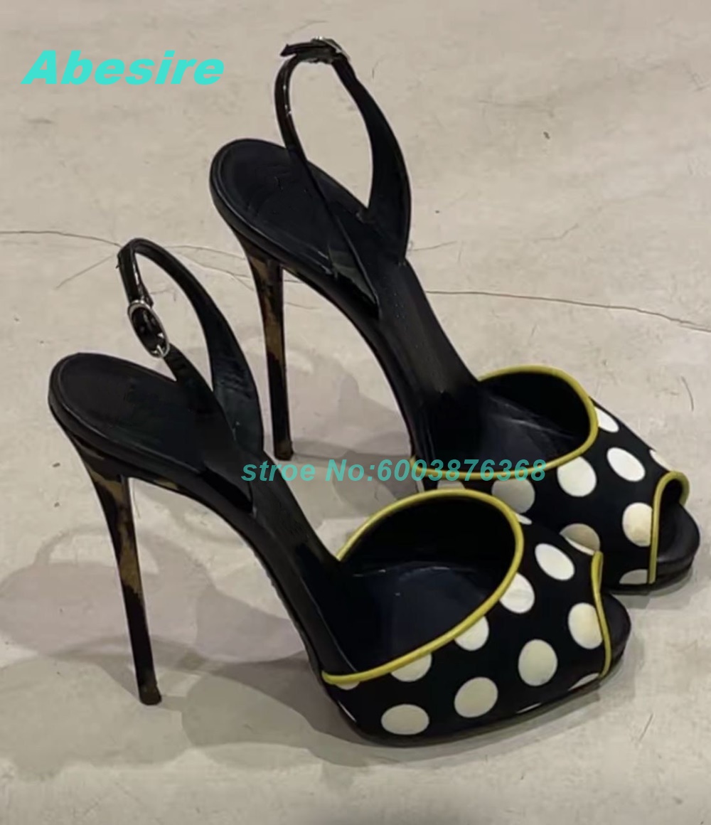 Polka Dot Patchwork Two-Tone S - مراجعة Women Fashion Show وسعره