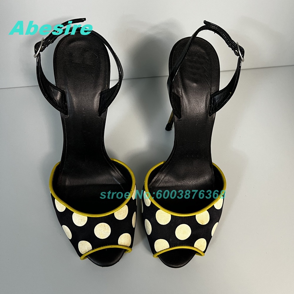Polka Dot Patchwork Two-Tone S - مراجعة Women Fashion Show وسعره