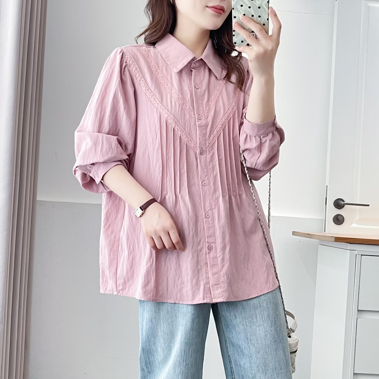 XXXXL Fashion Plus Size Women' - مراجعة Puff Sleeve Blouse وسعره