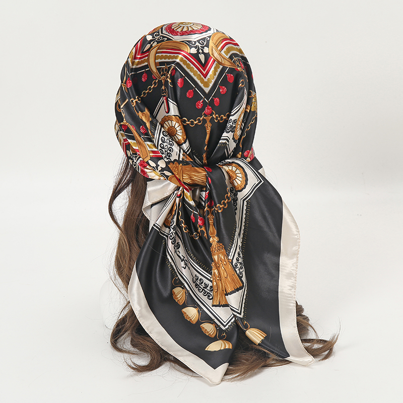 Satin Square Scarf Women Musli - مراجعة Women'S Fashion For 2026 وسعره