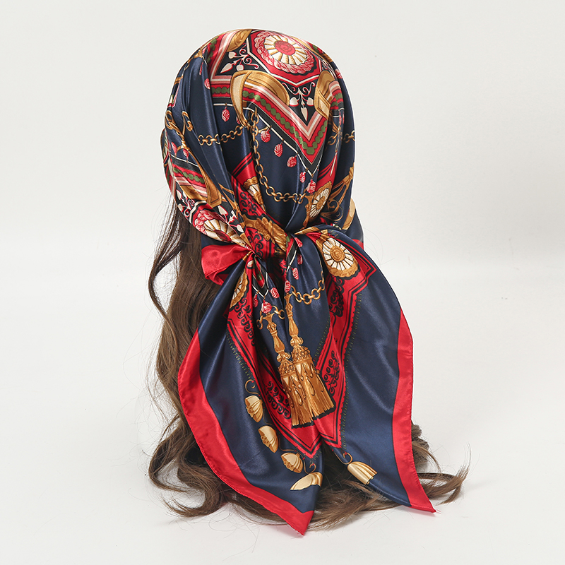 Satin Square Scarf Women Musli - مراجعة Women'S Fashion For 2026 وسعره