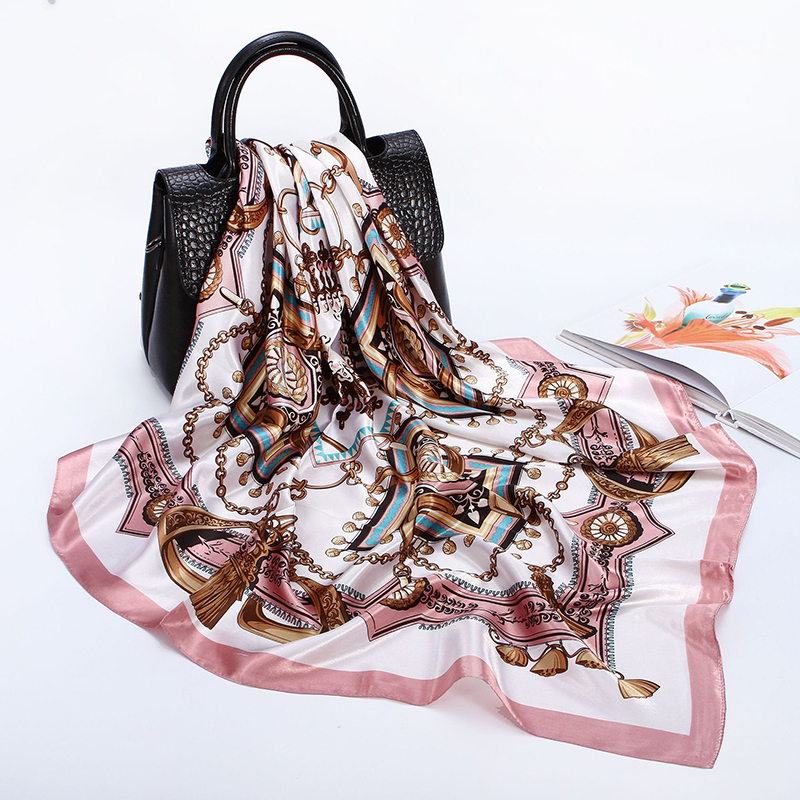 Satin Square Scarf Women Musli - مراجعة Women'S Fashion For 2026 وسعره