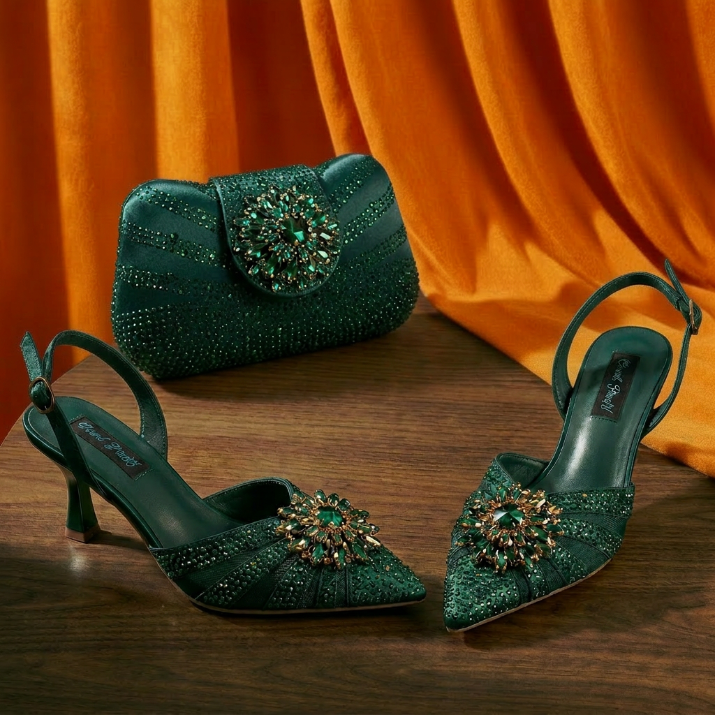 2026 Women's Elegant Green Rhi - مراجعة Women Fashion Handbags وسعره