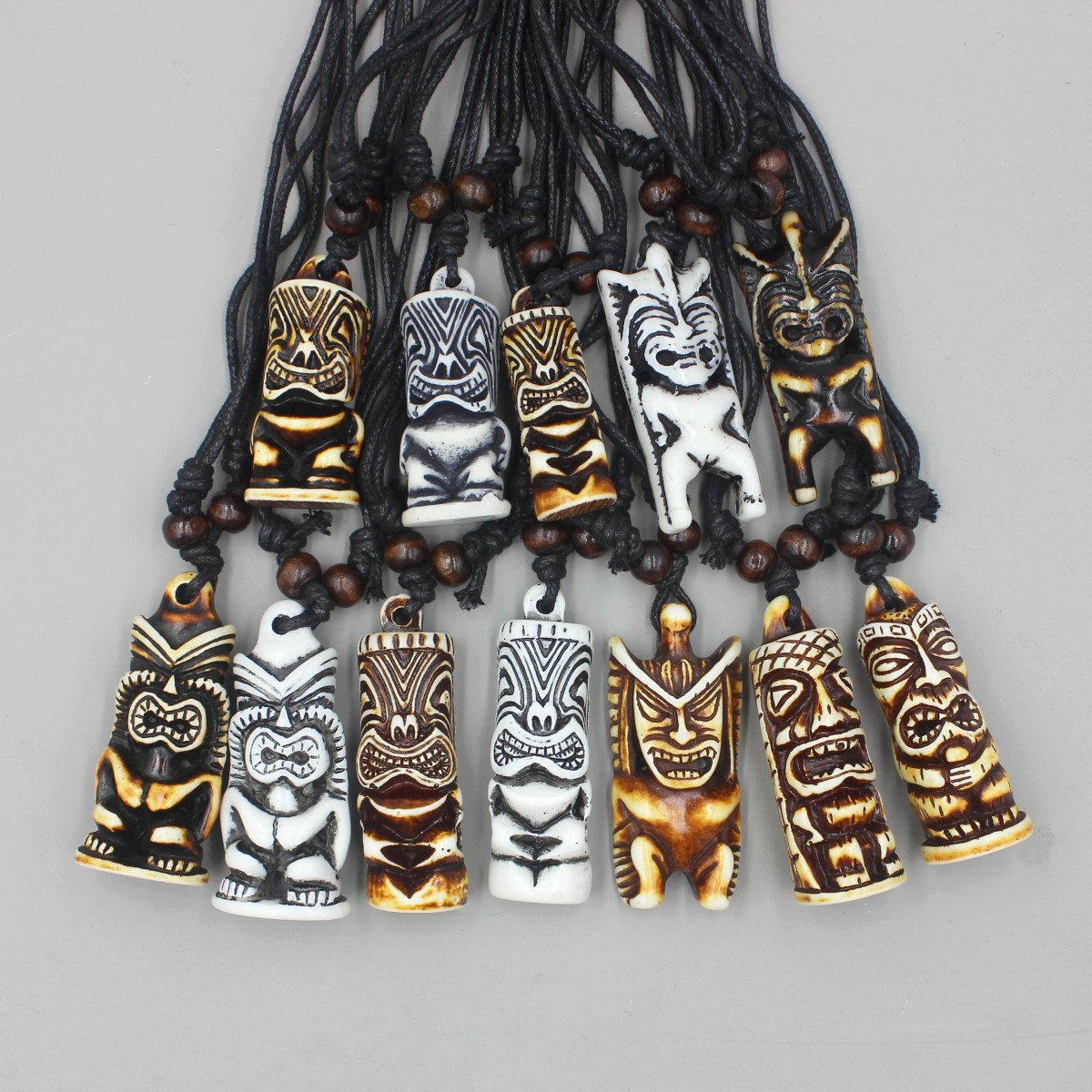 12pcs/Lot Hawaiian Tiki totem  - مراجعة Women Fashion Nz وسعره
