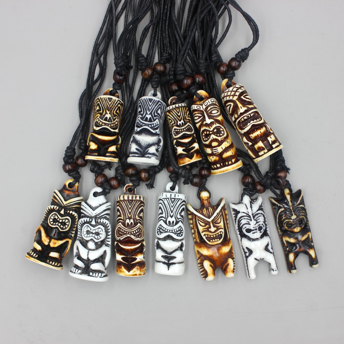 12pcs/Lot Hawaiian Tiki totem  - مراجعة Women Fashion Nz وسعره