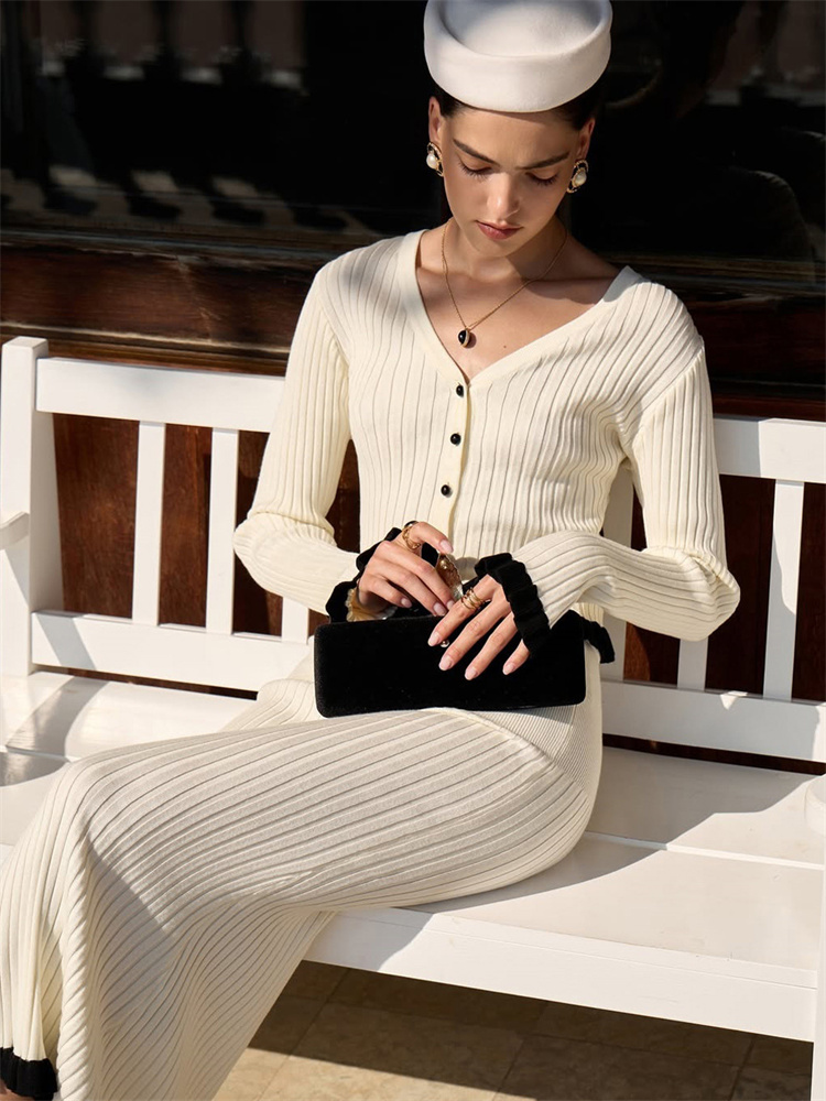 Tossy Elegance Knit 2 Piece-Se - مراجعة Longline Cardigan Knit وسعره