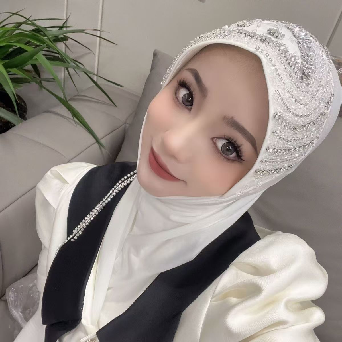 Luxury Hat Hijab Pink Scarf wi - مراجعة Women'S Fashion Hats وسعره
