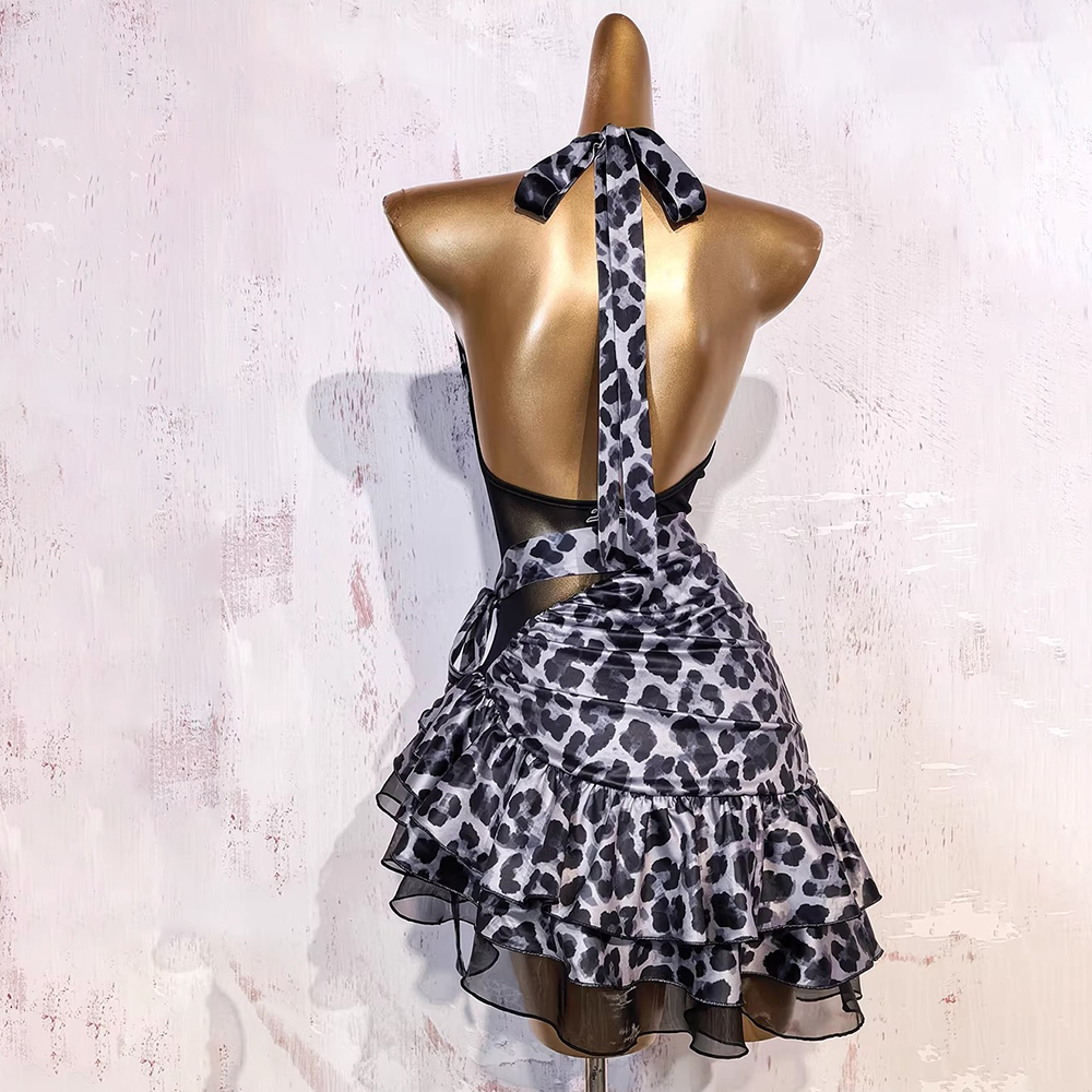 Women's Latin Dance Practice D - مراجعة Printed Wrap Skirt وسعره