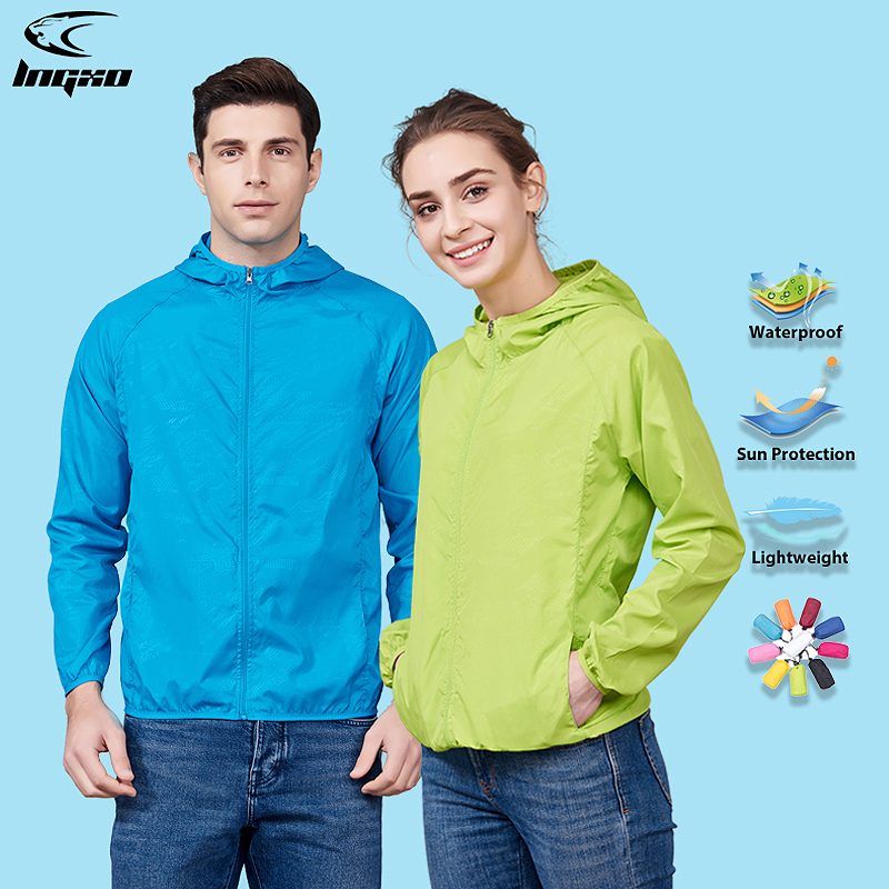 LNGXO Unisex Hiking Jacket Men - مراجعة Women'S Fashion Rain Jacket وسعره