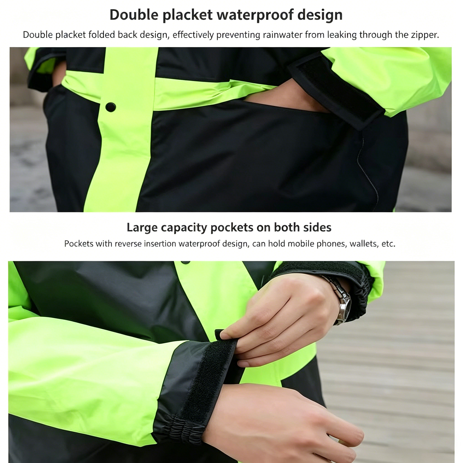 Motorcycle Raincoat Suits Men  - مراجعة Women'S Fashion Rain Jacket وسعره