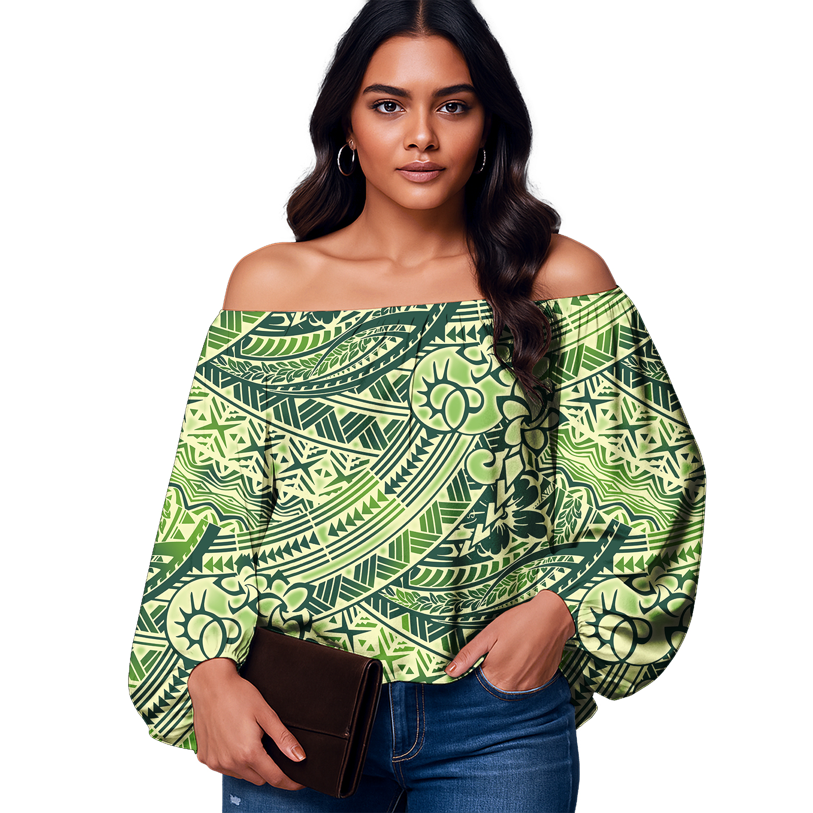 High Quality Custom Logo Ladie - مراجعة Puff Sleeve Blouse وسعره