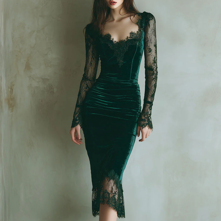 Elegant Lace Embroidery Velvet - مراجعة Women'S Fashion Quarter Zip وسعره