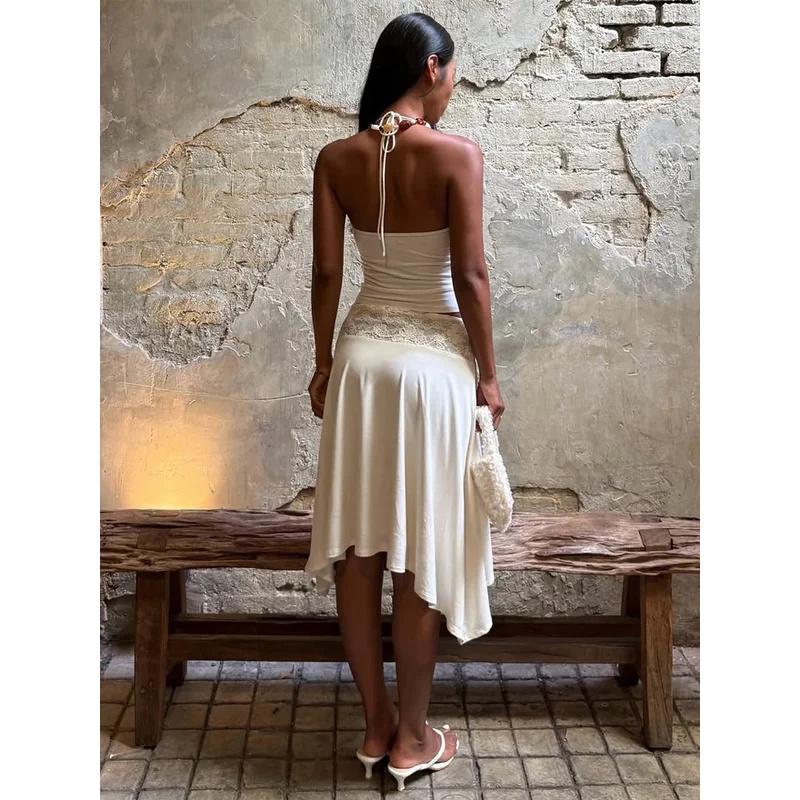 Sexy Lace Patchwork Sling Top  - مراجعة Women'S Fashion Suit وسعره