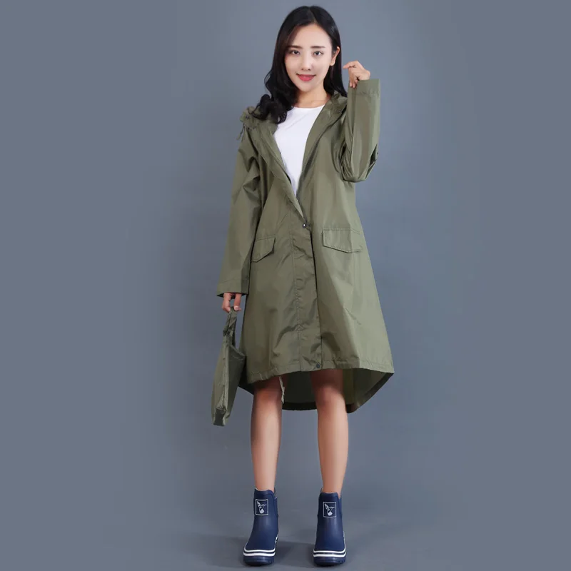 Polyester Raincoat Women Water - مراجعة Women'S Fashion Rain Jacket وسعره