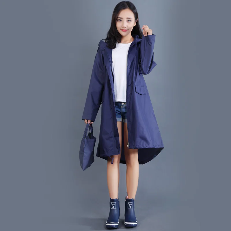 Polyester Raincoat Women Water - مراجعة Women'S Fashion Rain Jacket وسعره