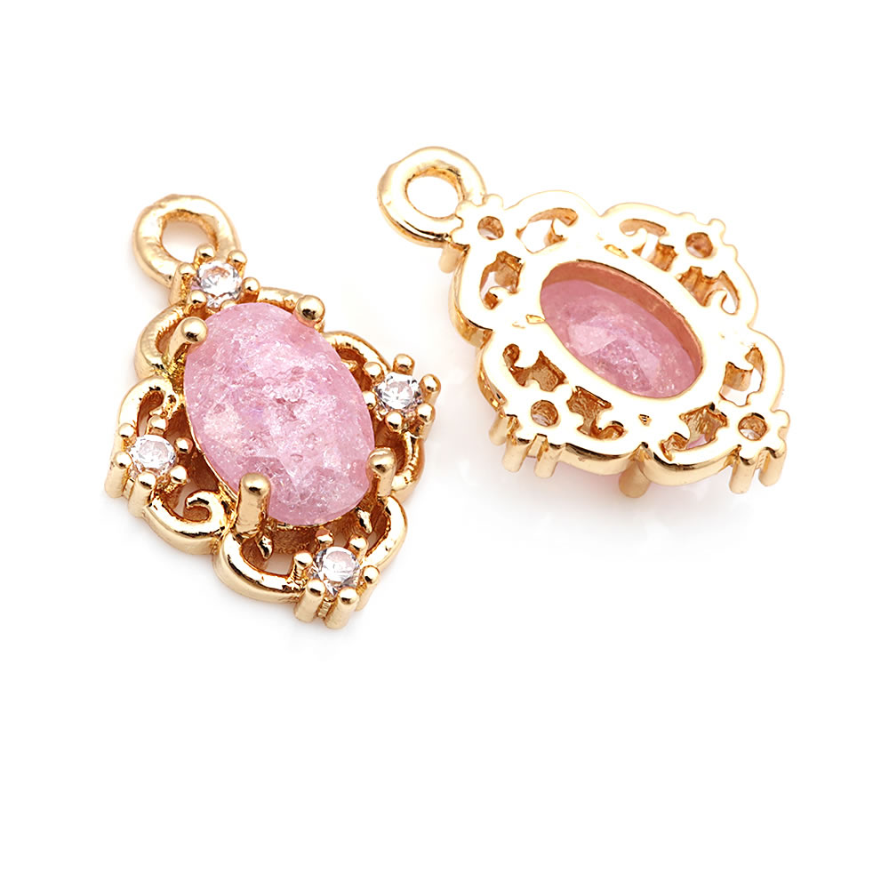 18K Gold Color Brass and Zirco - مراجعة Women'S Fashion Earrings وسعره