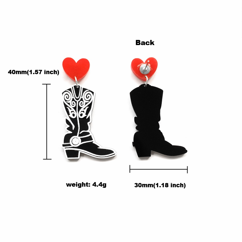Fashion Black Cowboy Boots Wit - مراجعة Women'S Fashion Wild West وسعره