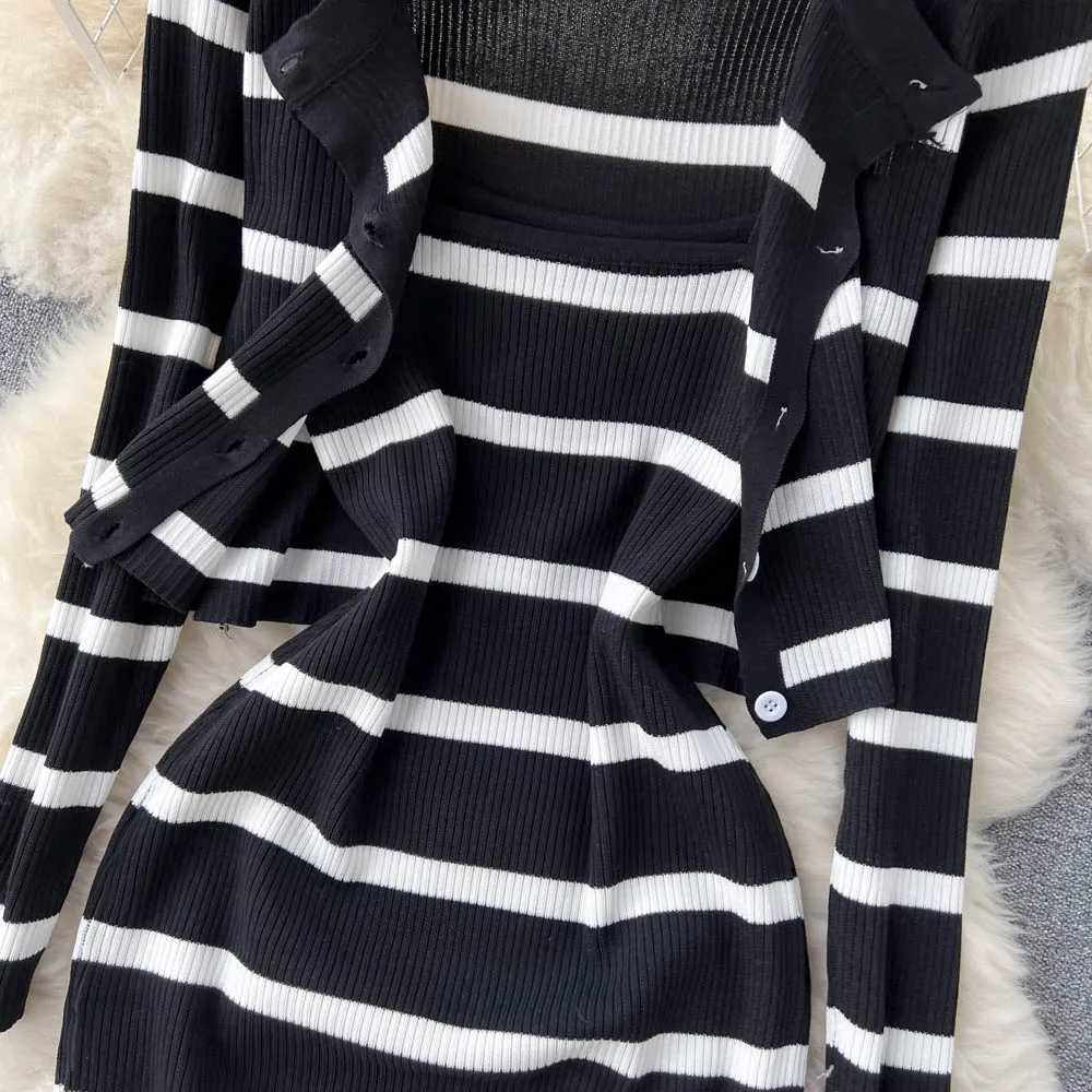 Korean Sweet Hit Color Patchwo - مراجعة Longline Cardigan Knit وسعره