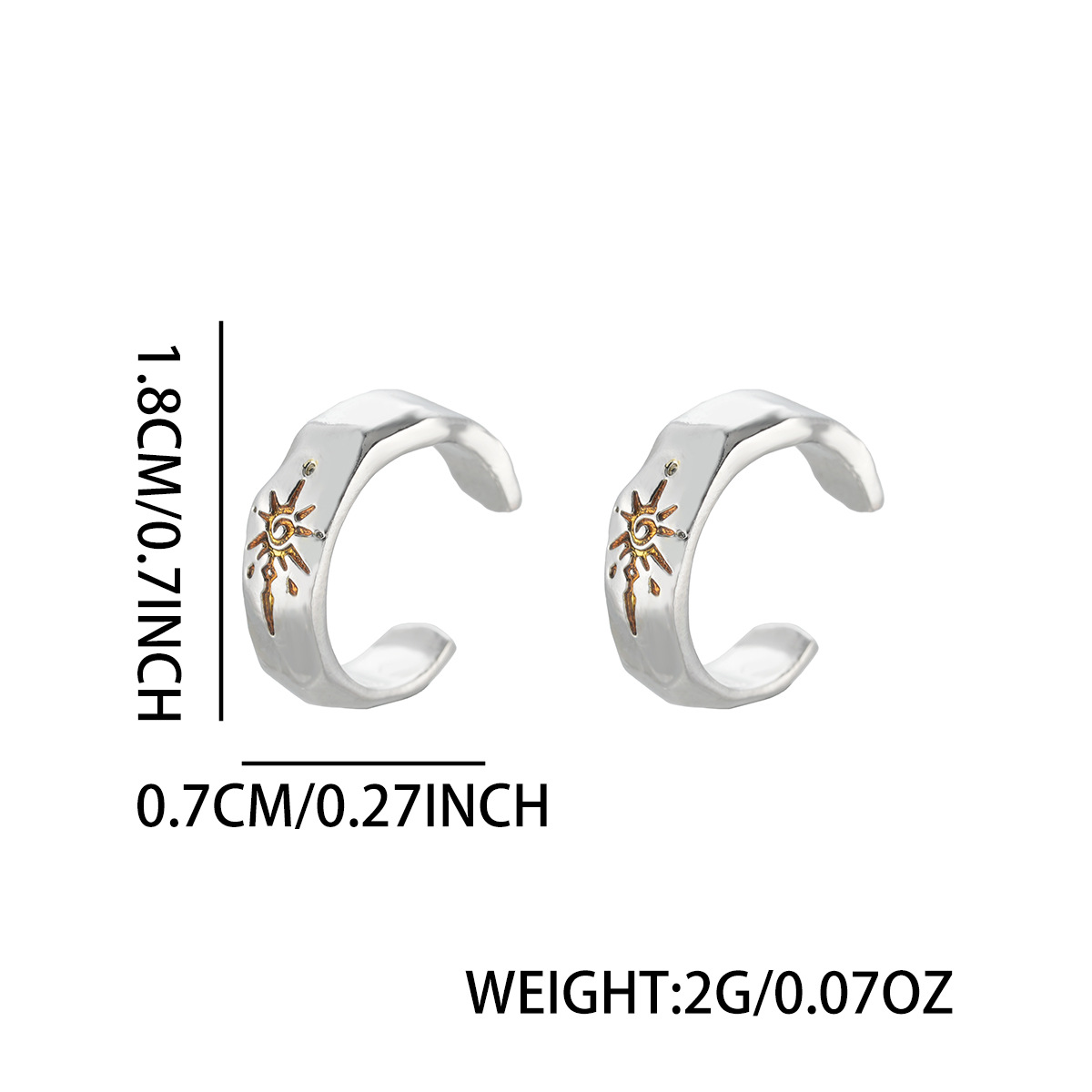 One pair, wishing stone earcli - مراجعة Women'S Fashion Earrings وسعره