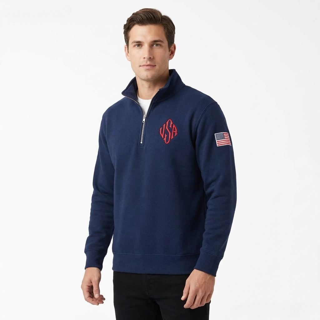 Quarter Zip Sweatshirt Y2K Nav - مراجعة Women'S Fashion Quarter Zip وسعره