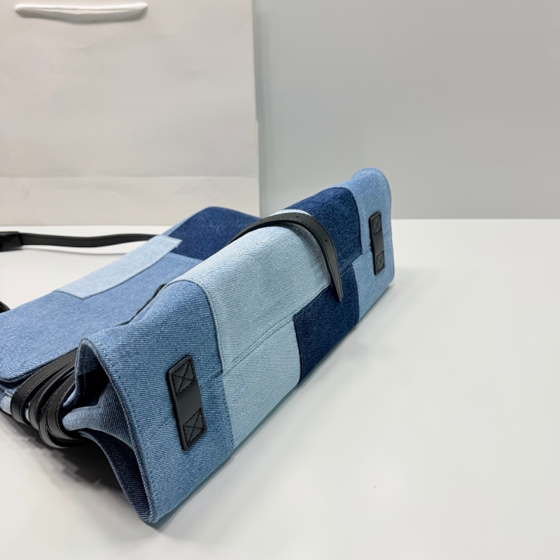 Color Block Denim Handbag Cros - مراجعة Women Fashion Handbags وسعره