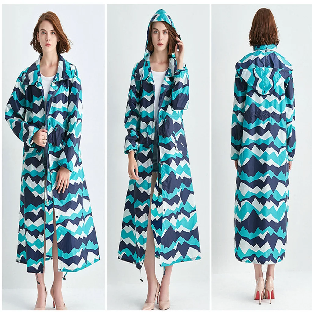 Long Raincoat Women Waterproof - مراجعة Women'S Fashion Rain Jacket وسعره