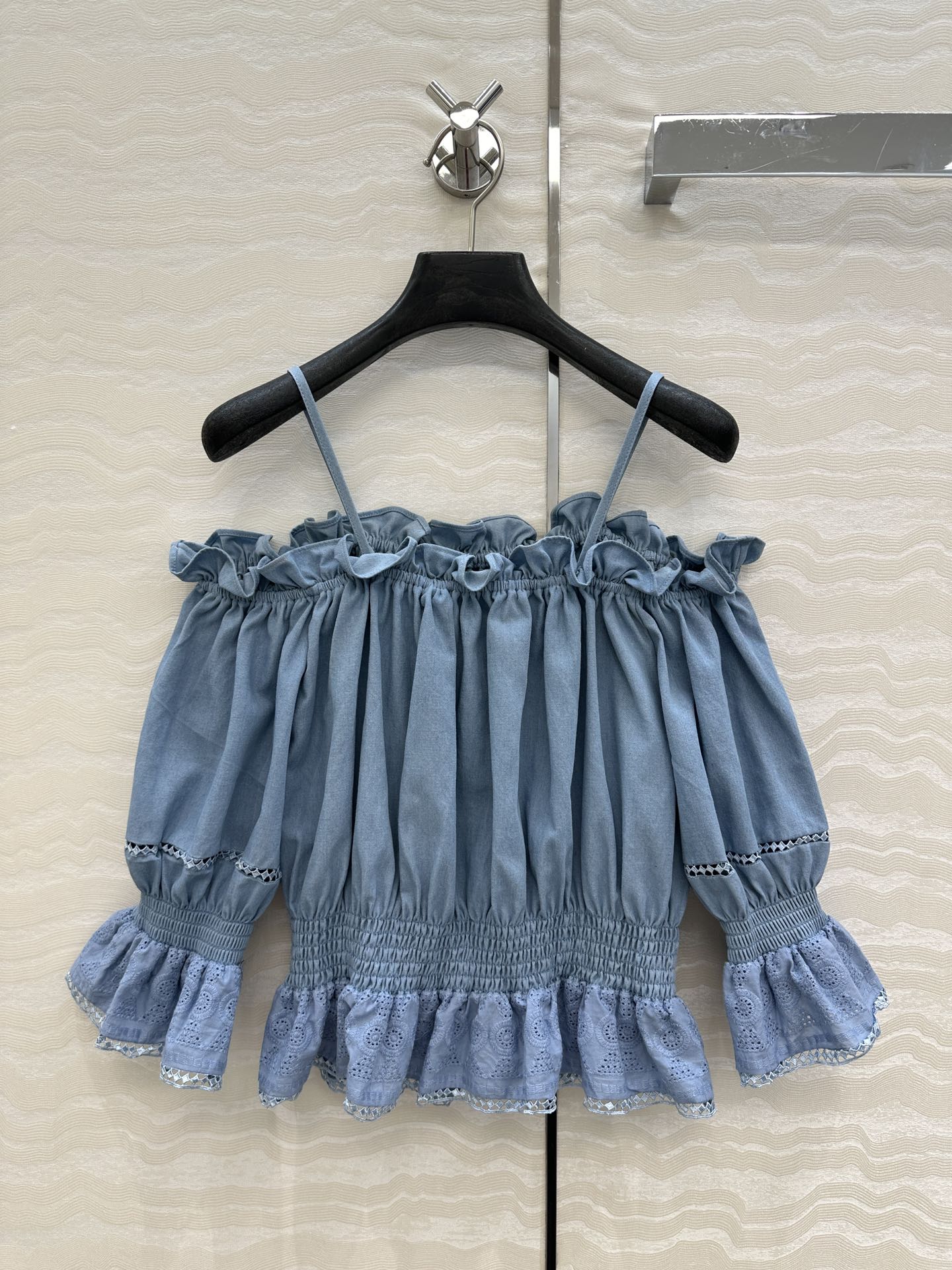 2026 Summer Women's Cold-Shoul - مراجعة Puff Sleeve Blouse وسعره