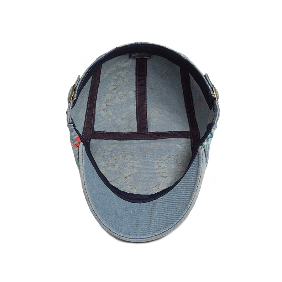 New Vintage Print Denim Beret  - مراجعة Women Fashion Nz وسعره