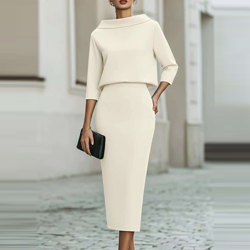 Elegant Solid Slim Half Skirts - مراجعة Women'S Fashion Quarter Zip وسعره
