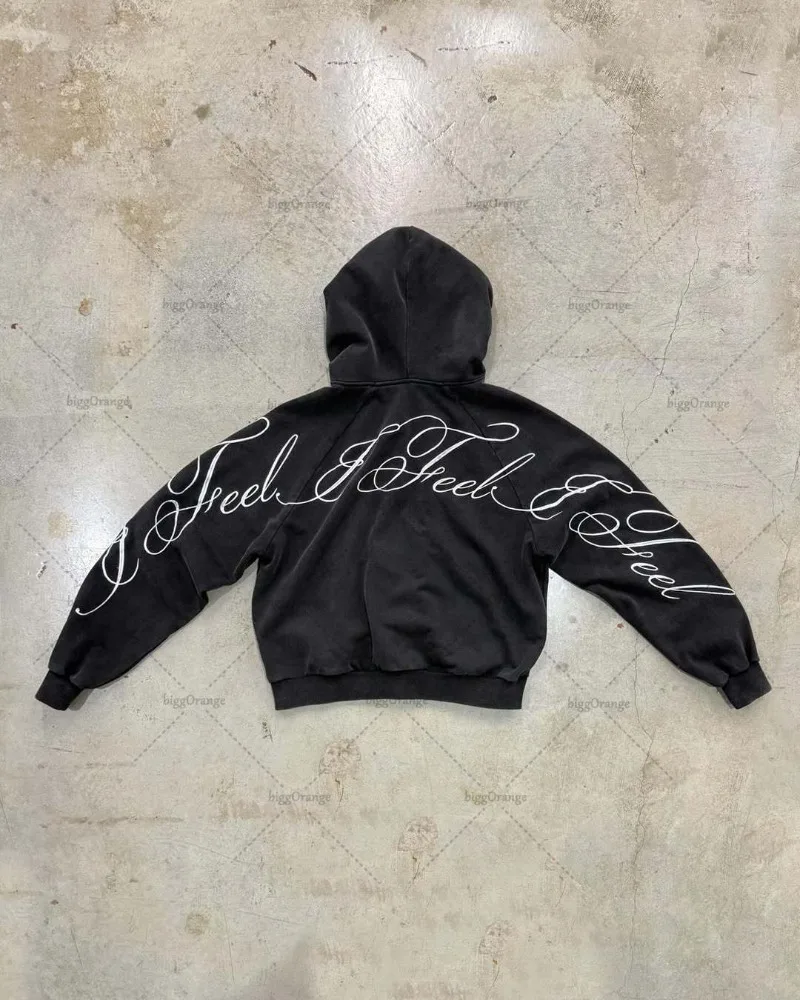 Y2K harajuku Gothic Letter Pri - مراجعة Women'S Fashion Zip Hoodie وسعره