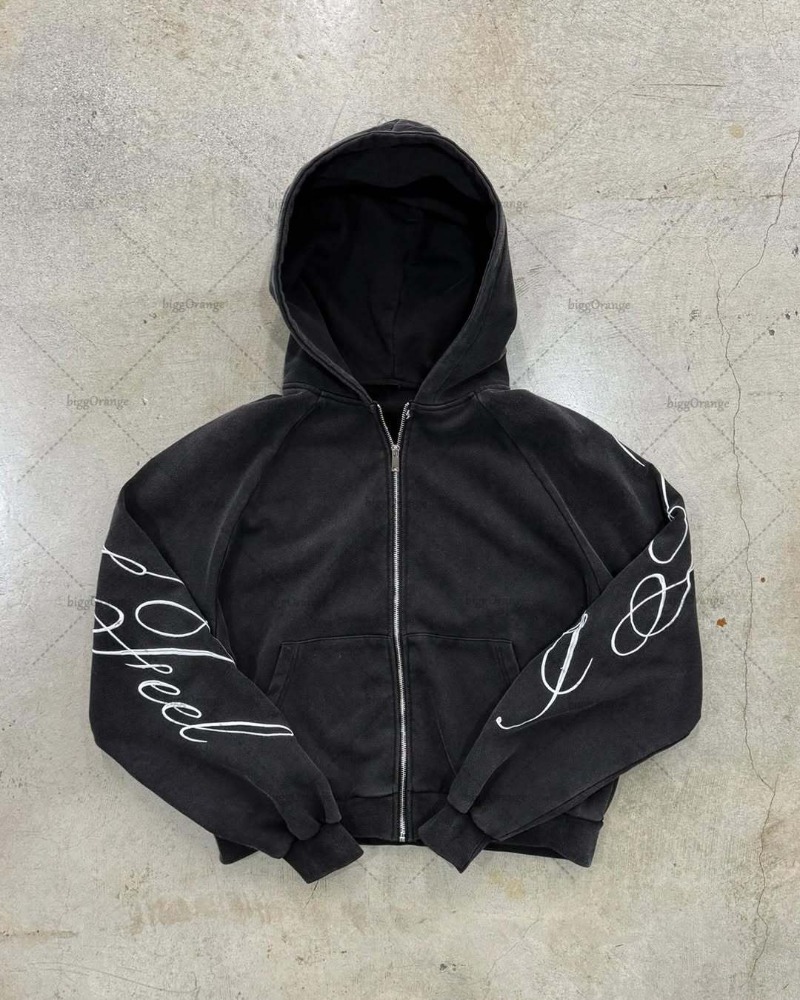 Y2K harajuku Gothic Letter Pri - مراجعة Women'S Fashion Zip Hoodie وسعره