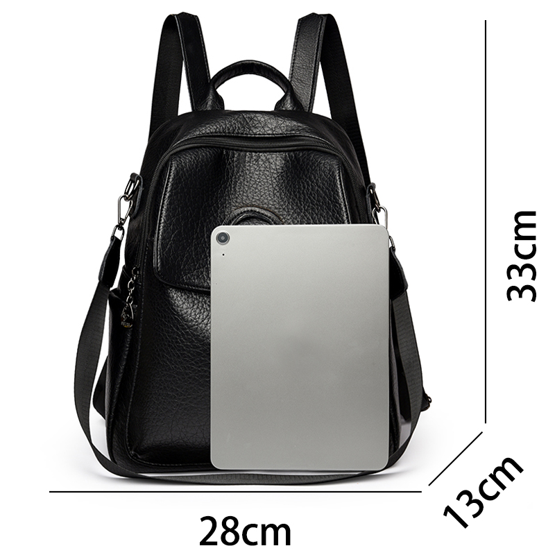 Fashion Women's Black Backpack - مراجعة Women'S Fashion In 1920 وسعره