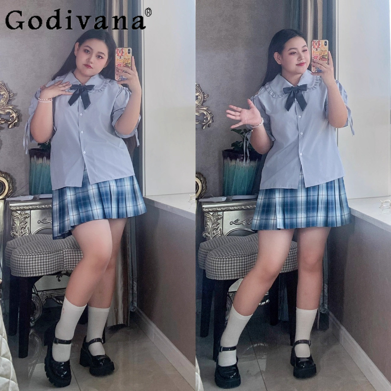 Large Size Jk Uniform Off-the- - مراجعة Puff Sleeve Blouse وسعره