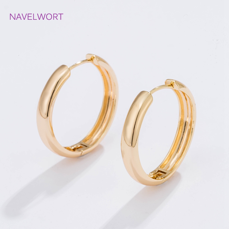6 Sizes Gold Plated Circle Hoo - مراجعة Women'S Fashion Earrings وسعره