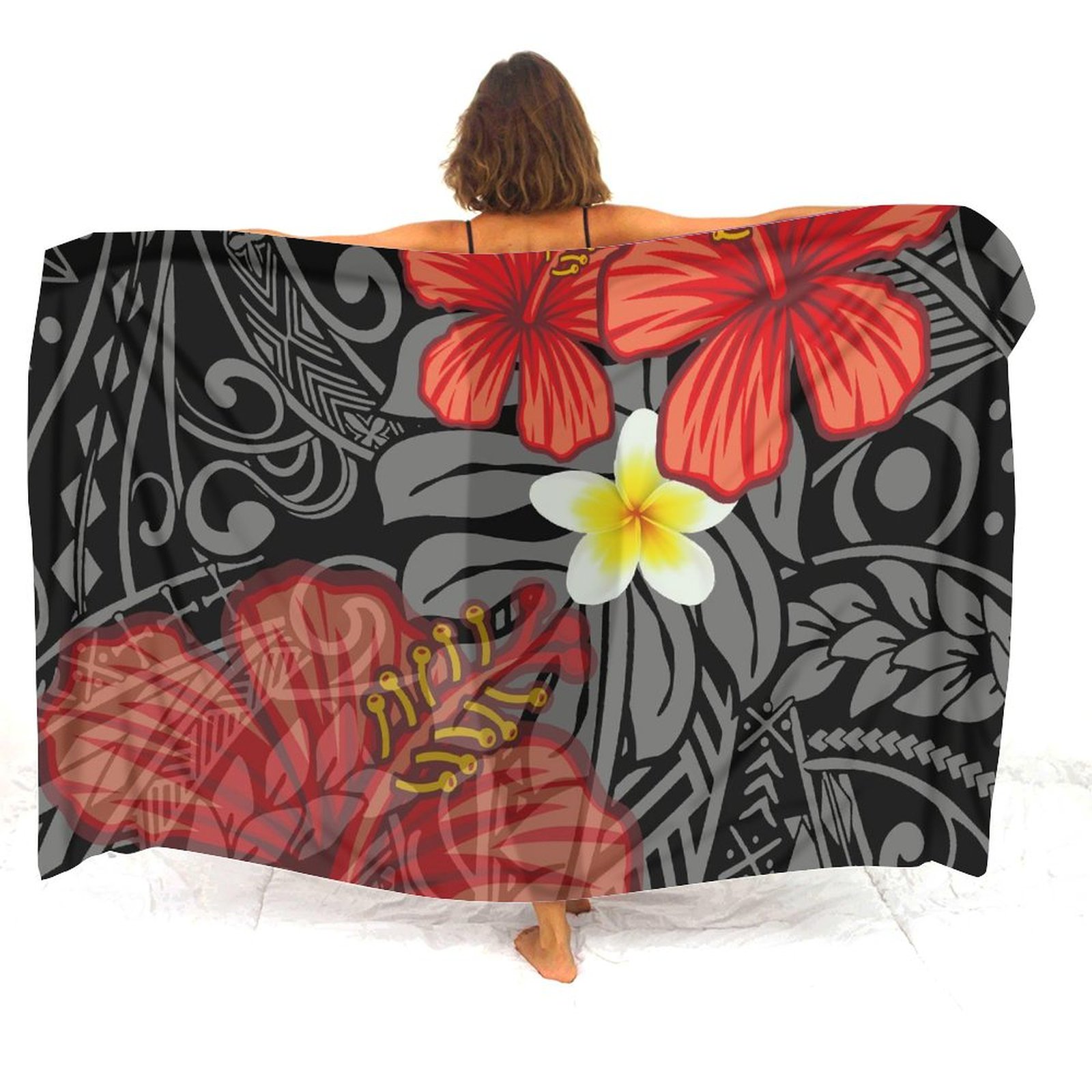 Hawaiian Apron Custom-Printed  - مراجعة Printed Wrap Skirt وسعره