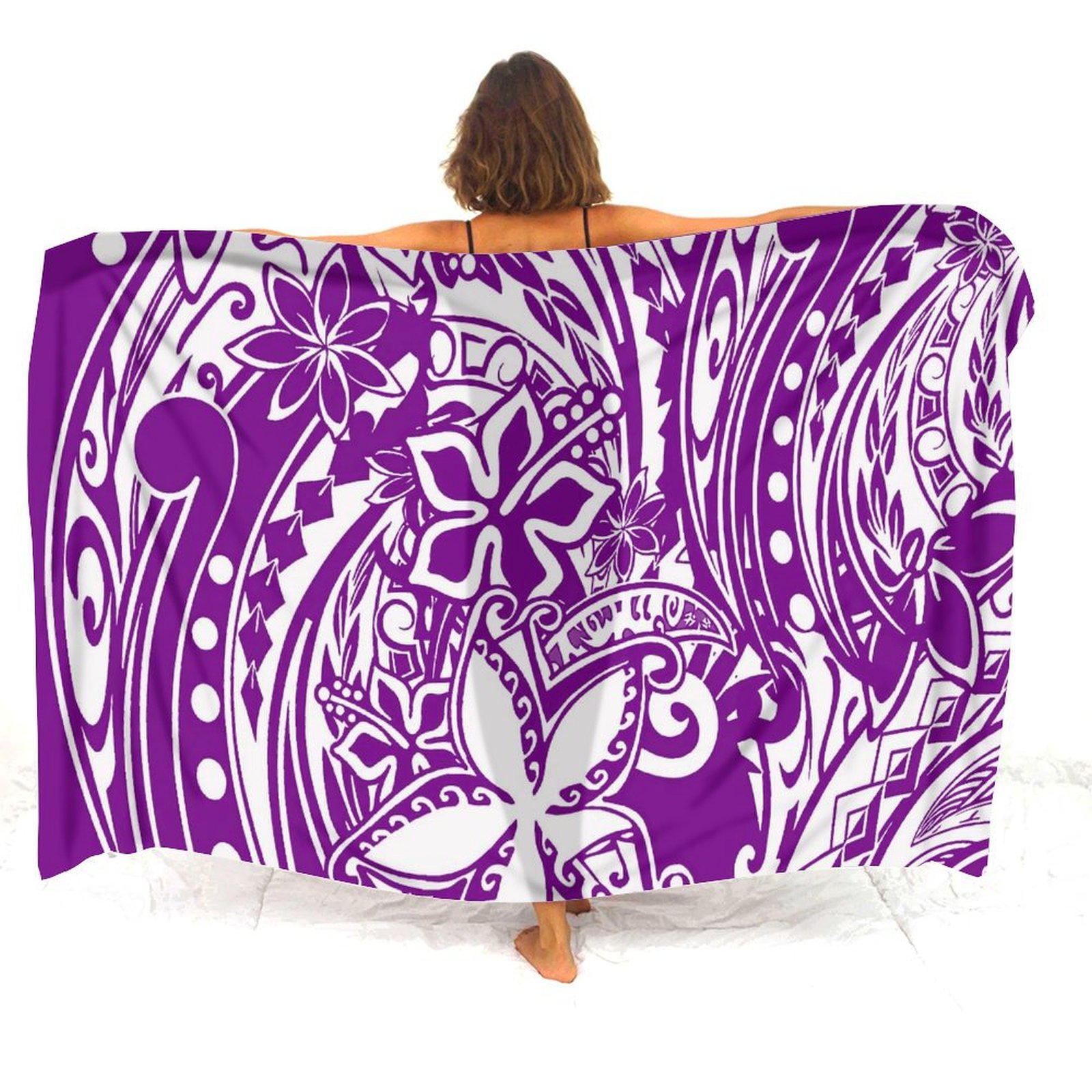 Hawaiian Apron Custom-Printed  - مراجعة Printed Wrap Skirt وسعره
