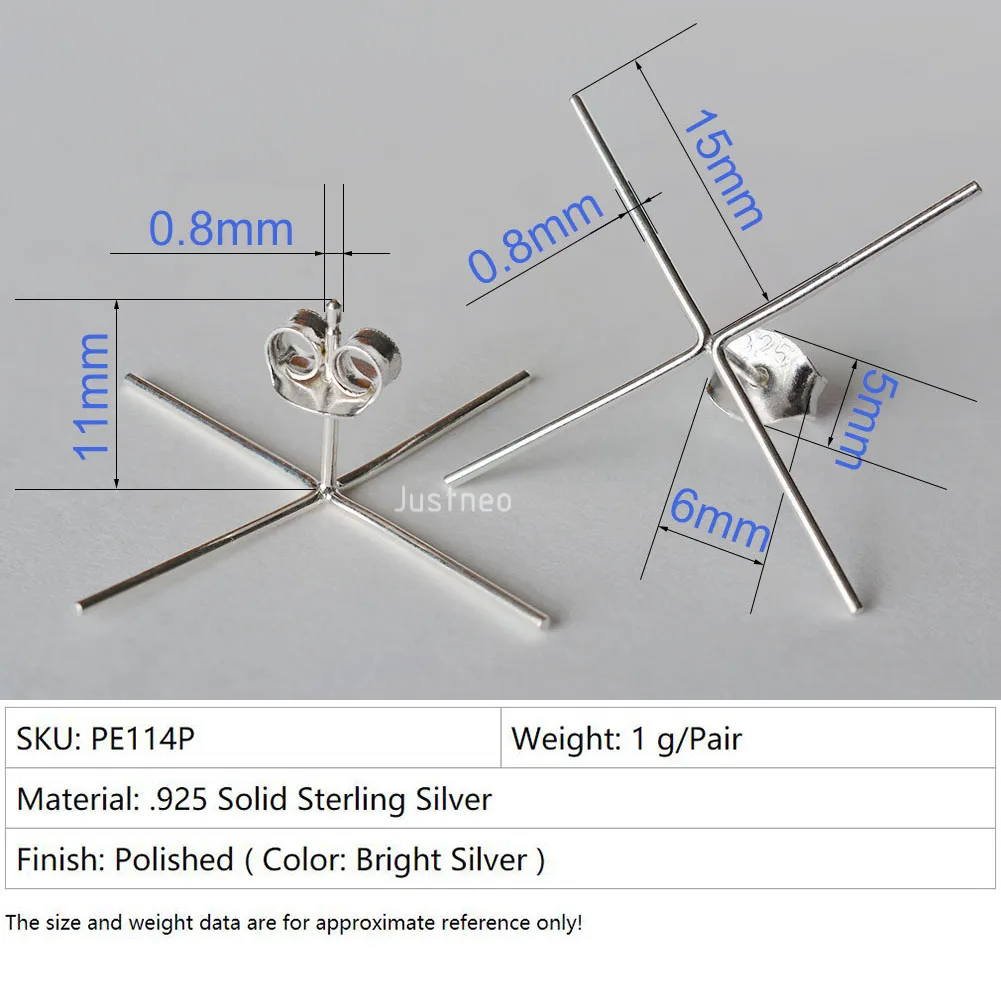 Solid 925 Sterling Silver Stud - مراجعة Women'S Fashion Earrings وسعره
