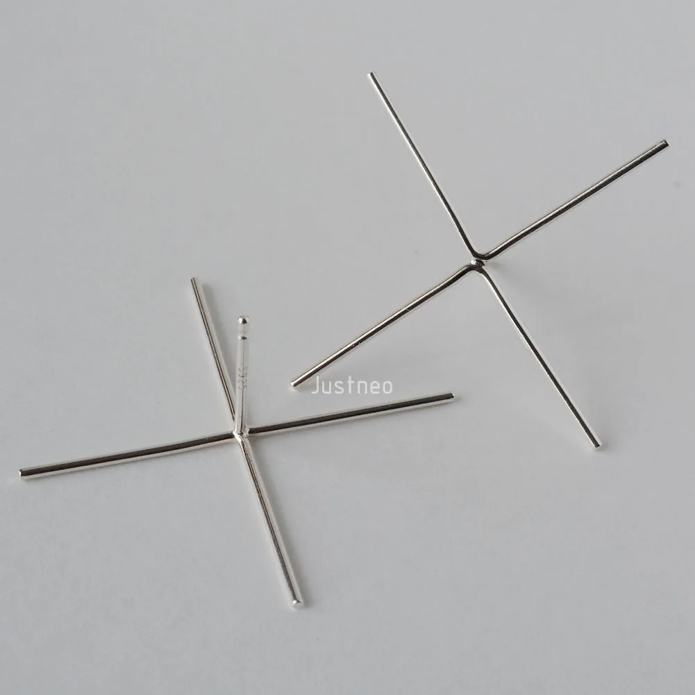Solid 925 Sterling Silver Stud - مراجعة Women'S Fashion Earrings وسعره